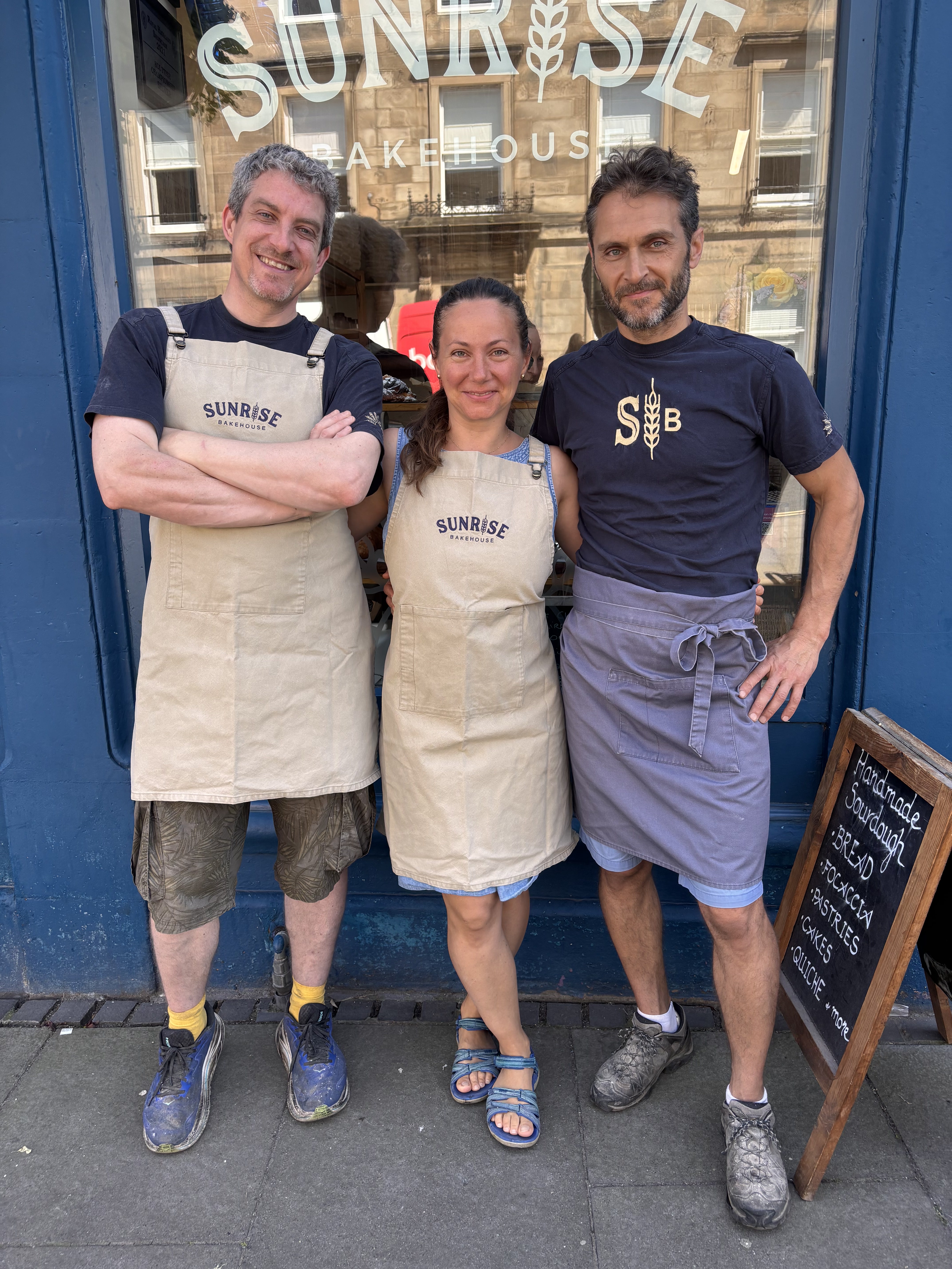 Sunrise Bakehouse artisans baking sourdough